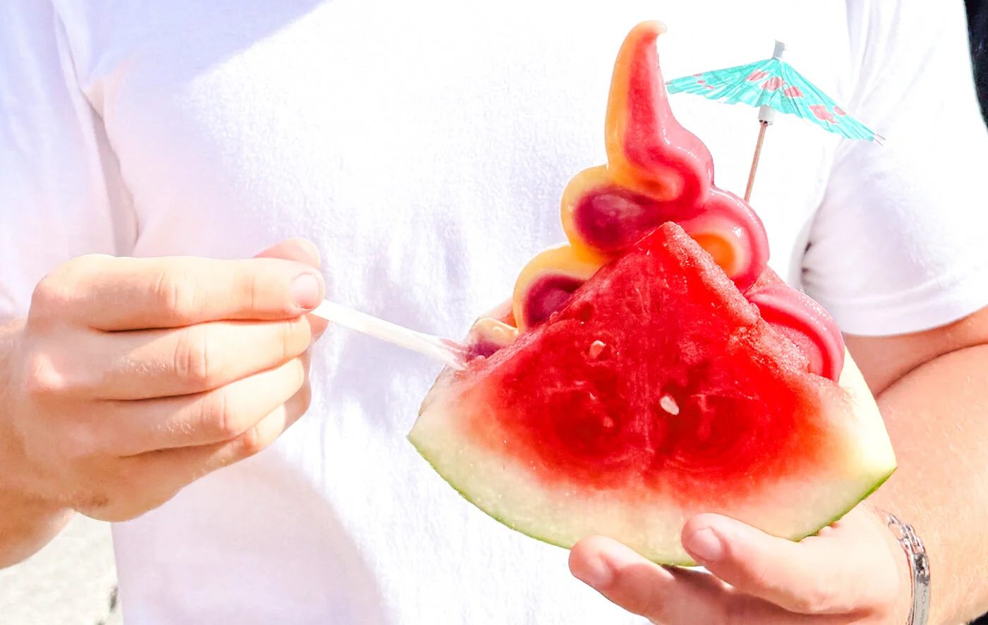 Ice Cream in a Fruit